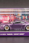 INNO64 PURPLE NISSAN SKYLINE GT-R (R33) NISMO PANDEM ROCKET BUNNY