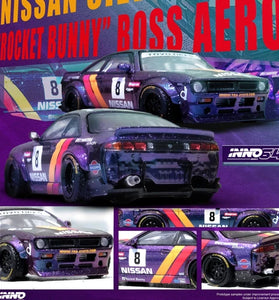 INNO64 CHAMELEON NISSAN SILVIA S14 BOSS "ROCKET BUNNY"