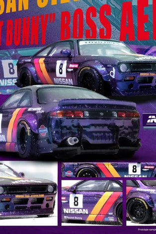 INNO64 CHAMELEON NISSAN SILVIA S14 BOSS "ROCKET BUNNY"