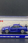 INNO64 BLUE NISSAN SKYLINE GT-R (R34) V-SPEC TUNED BY MINE'S