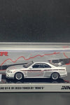 INNO64 WHITE NISSAN SKYLINE GT-R (R34) V-SPEC N1 TUNED BY MINE'S