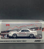 INNO64 WHITE NISSAN SKYLINE GT-R (R34) V-SPEC N1 TUNED BY MINE'S