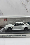 INNO64 WHITE NISSAN SKYLINE GT-R (R34) V-SPEC N1 TUNED BY MINE'S