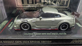 INNO64 MALAYSIA DIECAST EXPO 2024 SPECIAL EDITION NISSAN GT-R (R35) TOP SECRET