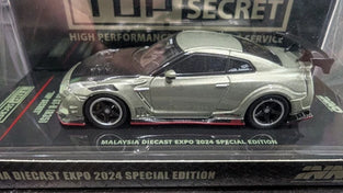 INNO64 MALAYSIA DIECAST EXPO 2024 SPECIAL EDITION NISSAN GT-R (R35) TOP SECRET