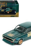 INNO64 GREEN NISSAN SKYLINE 2000 GT-R (KPGC110) RACING CONCEPT 1972