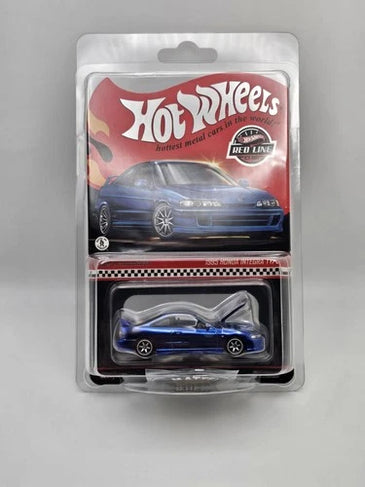 HOT WHEELS RLC BLUE 1995 HONDA INTEGRA TYPE R w/PATCH &PIN