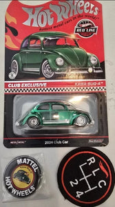 HOT WHEELS RLC GREEN KAWA-BUG-A w/PATCH & PIN