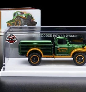 HOT WHEELS RLC GREEN 2023 HOLIDAY CAR 1952 DODGE POWER WAGON