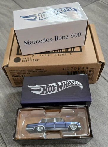 HOT WHEELS RLC BLUE MERCEDES-BENZ 600