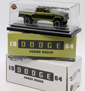 HOT WHEELS RLC GREEN 1964 DODGE POWER WAGON