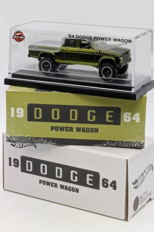 HOT WHEELS RLC GREEN 1964 DODGE POWER WAGON