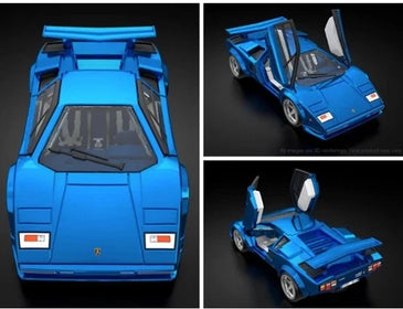 HOT WHEELS RLC BLUE '82 LAMBORGHINI COUNTACH LP 500 S