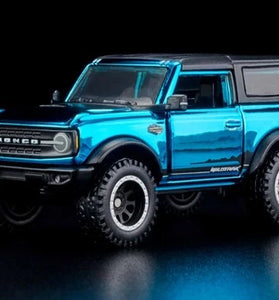 HOT WHEELS RLC BLUE '21 FORD BRONCO WILDTRAK