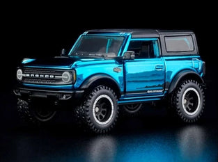 HOT WHEELS RLC BLUE '21 FORD BRONCO WILDTRAK