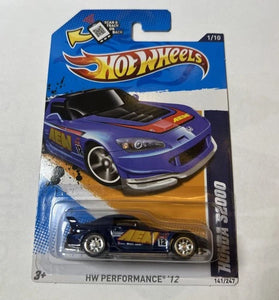 2012 HOT WHEELS BLUE HONDA S2000 SUPER TREASURE HUNT