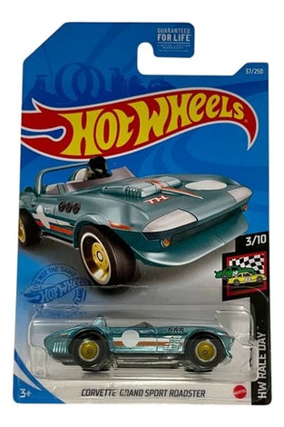 2021 HOT WHEELS BLUE CORVETTE GRAND SPORT ROADSTER SUPER TREASURE HUNT