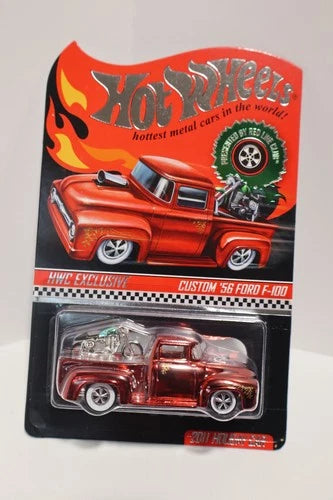 HOT WHEELS RLC RED HOLIDAY CUSTOM 1956 FORD F-100