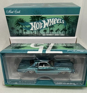 Hot Wheels RLC 1975 Chevrolet Monte Carlo Lowrider Blue 1:64 Real Riders