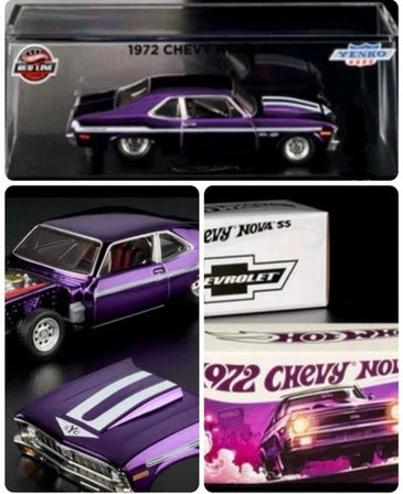 Hot Wheels 2025 RLC Exclusive 1972 Chevy Nova SS Spectraflame Purple