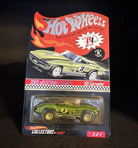 Hot Wheels 2005 RLC sELECTIONs Series ‘65 Corvette Green Real Riders