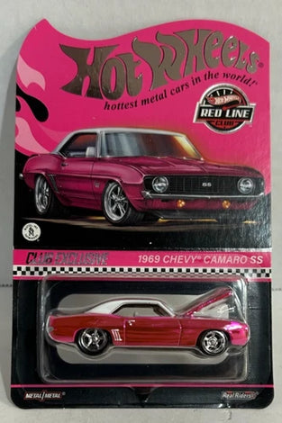 Hot Wheels RLC 1969 Chevy Camaro SS Pink