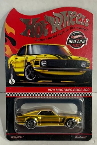 Hot Wheels RLC 1970 Mustang Boss 302 Gold