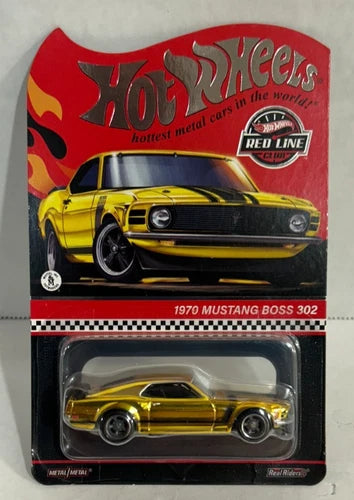 Hot Wheels RLC 1970 Mustang Boss 302 Gold