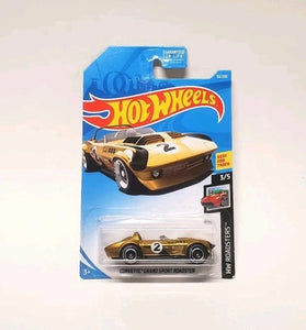 Hot Wheels 2019 Super Treasure Hunt Corvette Grand Sport Roadster Gold