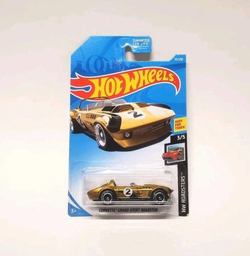 Hot Wheels 2019 Super Treasure Hunt Corvette Grand Sport Roadster Gold