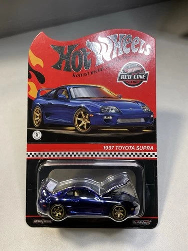 Hot Wheels RLC Redline Club 1997 Toyota Supra Blue Spectraflame
