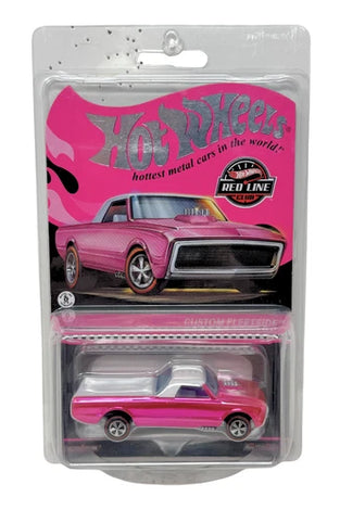 HOT WHEELS RLC PINK CUSTOM FLEETSIDE