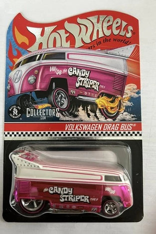 HOT WHEELS RLC PINK THE CANDY STRIPER VOLKSWAGEN DRAG BUS