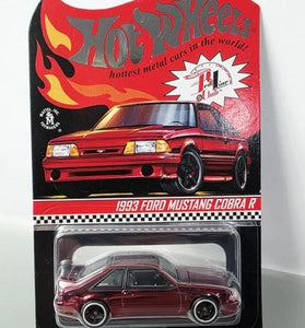 HOT WHEELS RLC RED 1993 FORD MUSTANG COBRA R