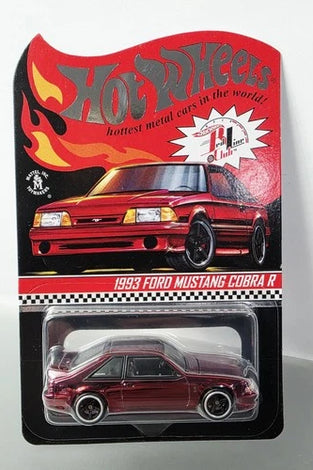 HOT WHEELS RLC RED 1993 FORD MUSTANG COBRA R