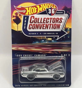 HOT WHEELS 36TH ANNUAL CONVENTION CHROME 1969 CHEVY CAMARO