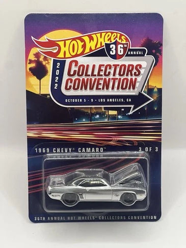 HOT WHEELS 36TH ANNUAL CONVENTION CHROME 1969 CHEVY CAMARO