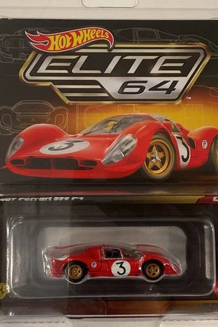 HOT WHEELS RLC ELITE 64 RED 1967 FERRARI 330 P4
