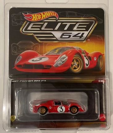 HOT WHEELS RLC ELITE 64 RED 1967 FERRARI 330 P4