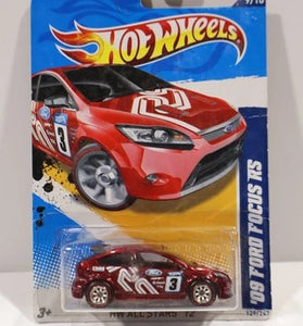 2012 HOT WHEELS SUPER TREASURE HUNT RED '06 FORD FOCUS RS