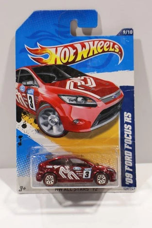 2012 HOT WHEELS SUPER TREASURE HUNT RED '06 FORD FOCUS RS