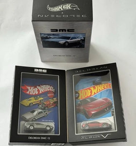 HOT WHEELS RLC DELOREAN DMC-12 & ALPHA SET