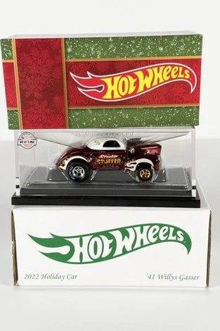 HOT WHEELS RLC RED 2022 HOLIDAY '41 WILLY'S GASSER