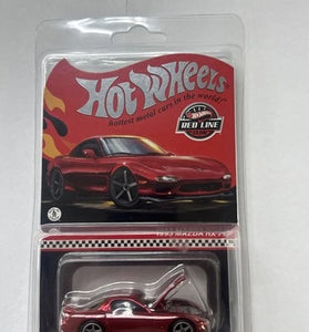HOT WHEELS RLC RED 1993 MAZDA RX-7 R1