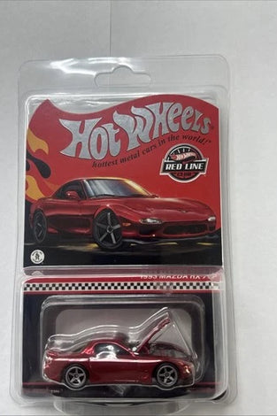 HOT WHEELS RLC RED 1993 MAZDA RX-7 R1