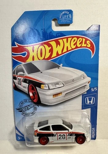 HOT WHEELS SUPER TREASURE HUNT WHITE '88 HONDA CR-X