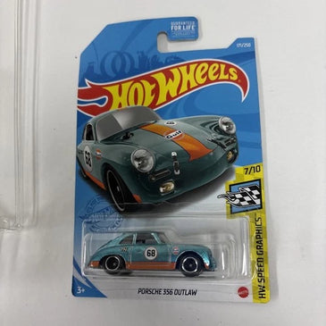 HOT WHEELS SUPER TREASURE HUNT PORSCHE 356 OUTLAW GULF LIVERY