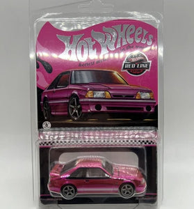 HOT WHEELS RLC PINK 1993 FORD MUSTANG COBRA R
