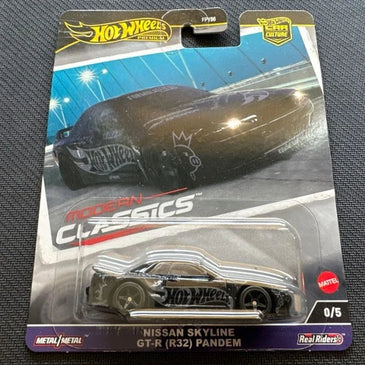 HOT WHEELS MODERN CLASSICS CHASE BLACK NISSAN SKYLINE GT-R (R32) PANDEM