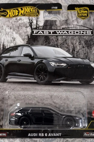 HOT WHEELS FAST WAGONS CHASE BLACK AUDI RS 6 AVANT